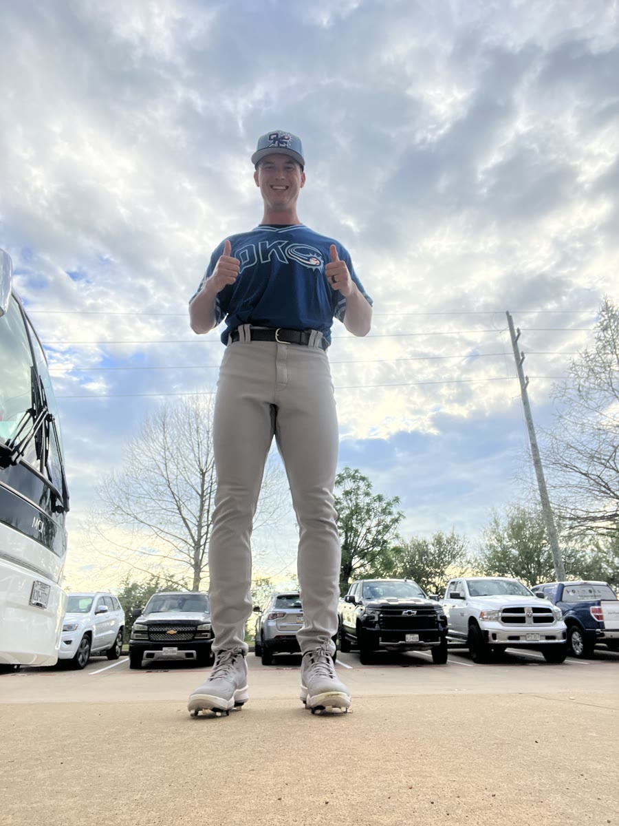 Ben Harris in his Oklahoma City uniform